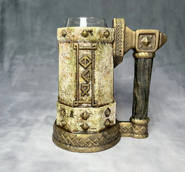 Dwarven Stone - Hand Painted Mythic Can Holder Mug