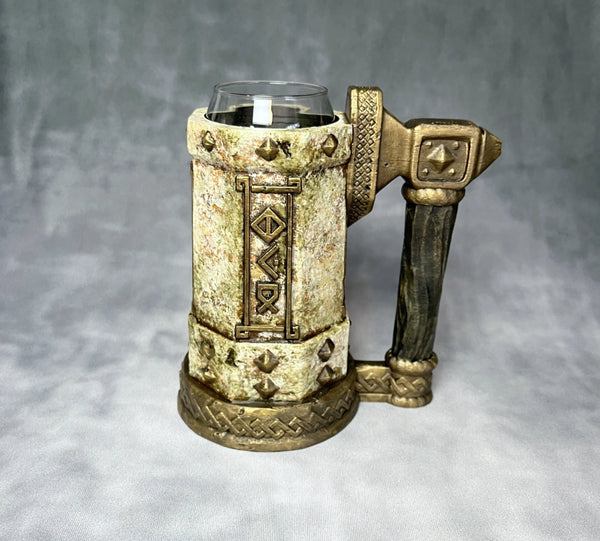 Dwarven Stone - Hand Painted Mythic Can Holder Mug