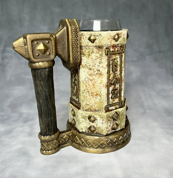 Dwarven Stone - Hand Painted Mythic Can Holder Mug