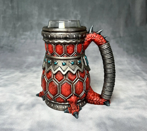 Dragon Blooded/Dragonborn Hand Painted Can Holder Mug