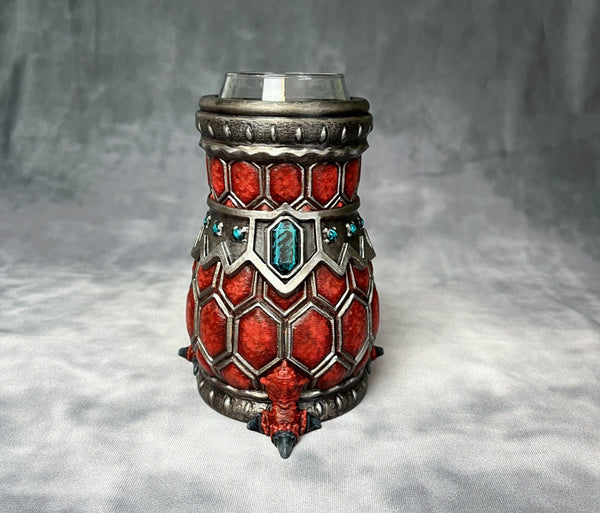 Dragon Blooded/Dragonborn Hand Painted Can Holder Mug