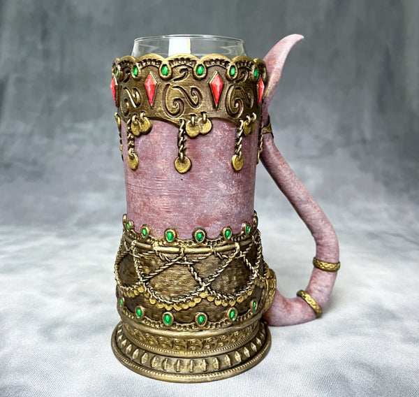 Tiefling - Hand Painted Can Holder Mug