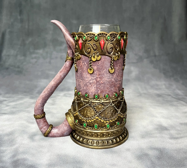 Tiefling - Hand Painted Can Holder Mug