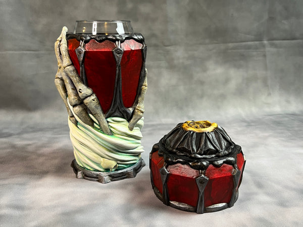 Lich - Hand Painted Can Holder Mug