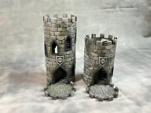 Granite Grey Tower Insert for Mythic Mugs - Standard Size -  Hand Painted