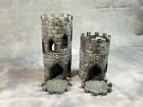 Granite Grey Tower Insert for Mythic Mugs - Standard Size -  Hand Painted