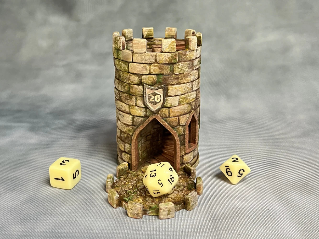 Sandstone Tower Insert for Mythic Mugs - Standard Size -  Hand Painted