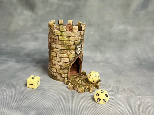 Sandstone Tower Insert for Mythic Mugs - Standard Size -  Hand Painted