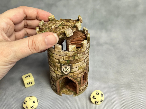 Sandstone Tower Insert for Mythic Mugs - Standard Size -  Hand Painted