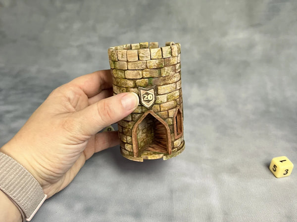 Sandstone Tower Insert for Mythic Mugs - Standard Size -  Hand Painted
