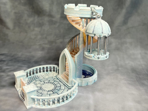Winter Palace - Staircase Dice Tower - Hand-painted