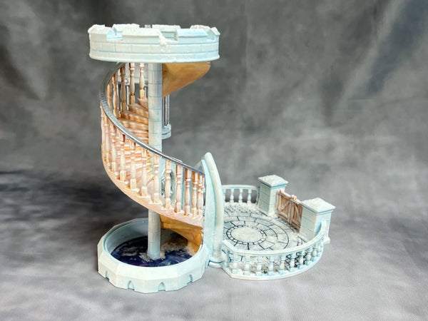 Winter Palace - Staircase Dice Tower - Hand-painted