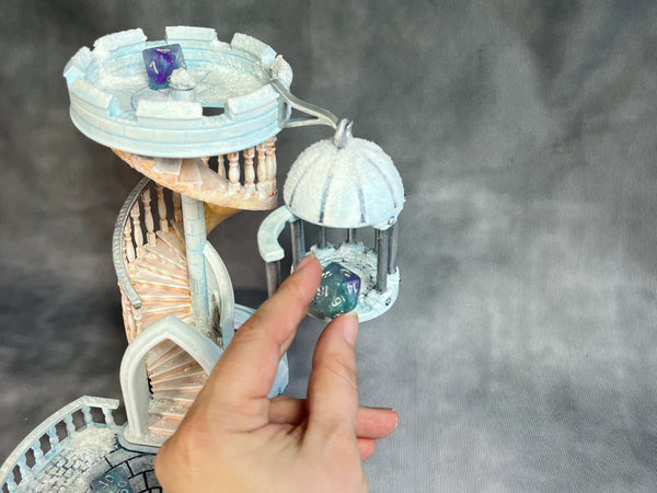 Winter Palace - Staircase Dice Tower - Hand-painted