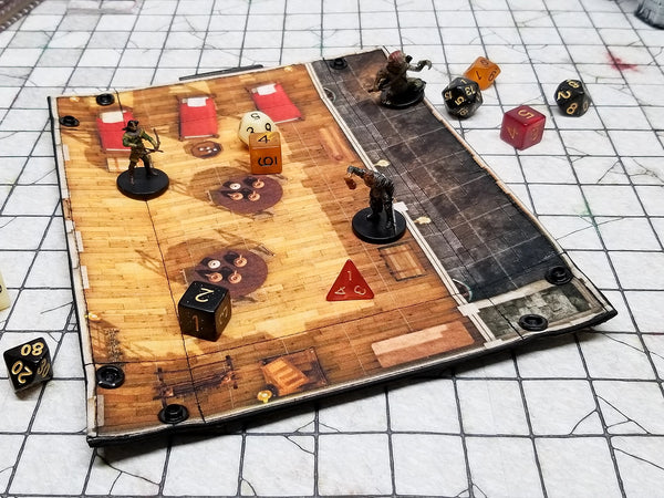 Random Encounter Dice Map Tray - Guard Barracks