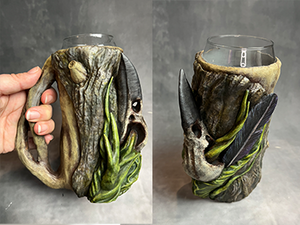 Druid - Custom Hand Painted - Mythic Can Holder Mug