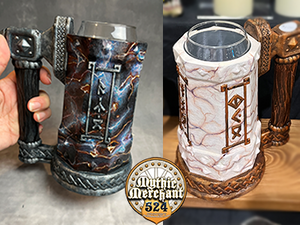 Dwarven - Custom Hand Painted - Mythic Can Holder Mug