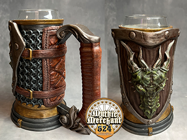 Fighter - Custom Hand Painted - Mythic Can Holder Mug
