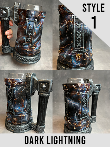 Dwarven - Custom Hand Painted - Mythic Can Holder Mug