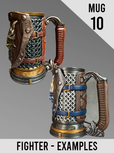 Custom Hand-painted -  Mythic Mugs Can Holders
