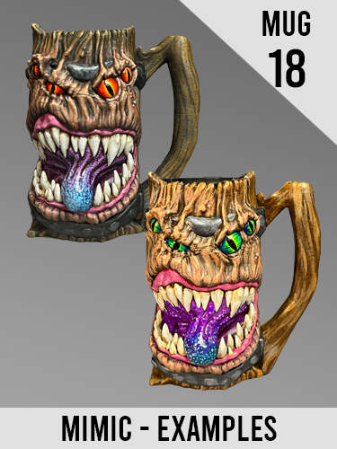 Custom Hand-painted -  Mythic Mugs Can Holders