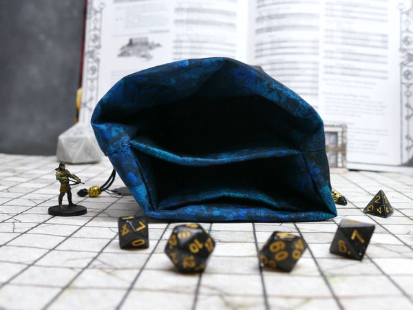 Enchanted Forest Dice Bag with built-in organizer