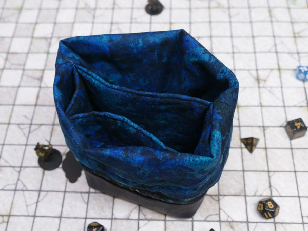 Enchanted Forest Dice Bag with built-in organizer