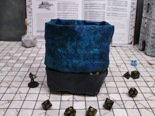 Enchanted Forest Dice Bag with built-in organizer