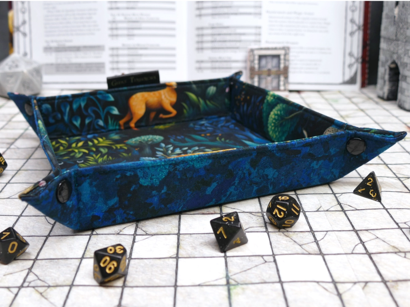 Enchanted Forest Druid Dice Tray