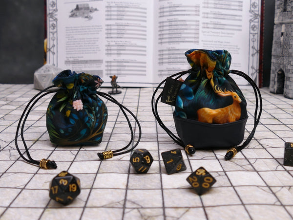 Enchanted Forest Mini Dice Bags (2 sizes)