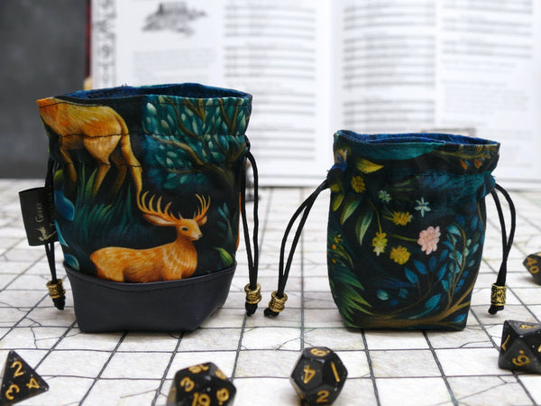 Enchanted Forest Mini Dice Bags (2 sizes)