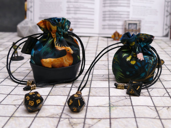 Enchanted Forest Mini Dice Bags (2 sizes)