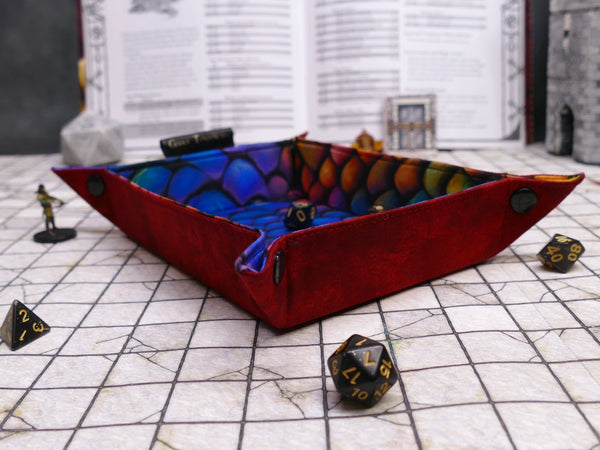 Rainbow Dragonscale Dice Tray