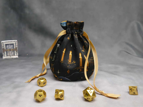 Small Night Library Dice Bag