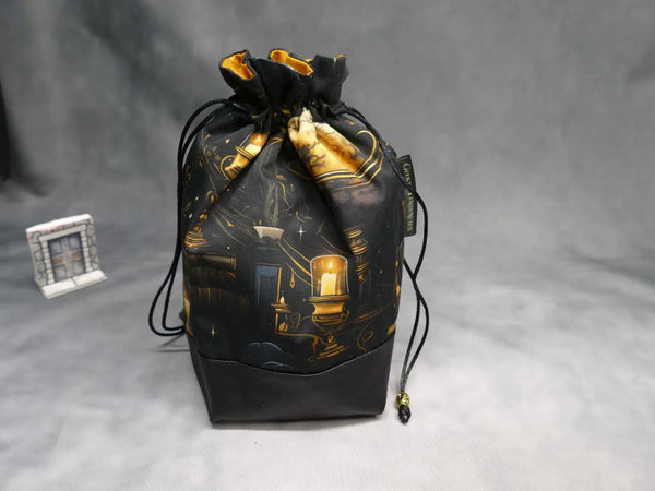 Night Library Dice Bag with Built-in organizer
