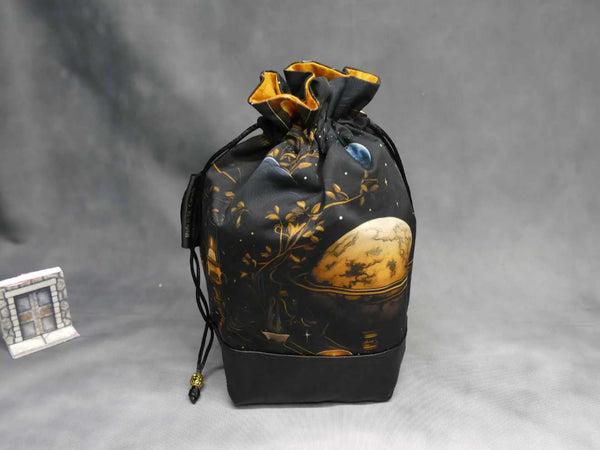 Night Library Dice Bag with Built-in organizer