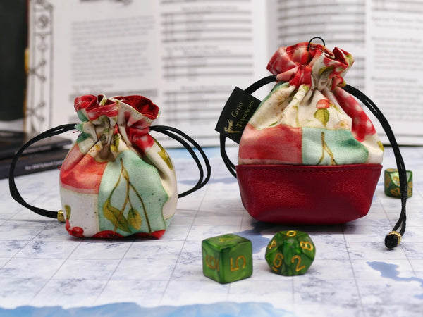 Cherry Mini Dice Bags (2 sizes)