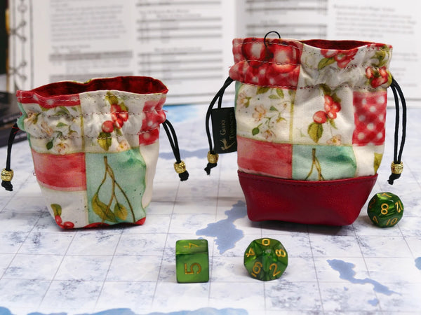 Cherry Mini Dice Bags (2 sizes)