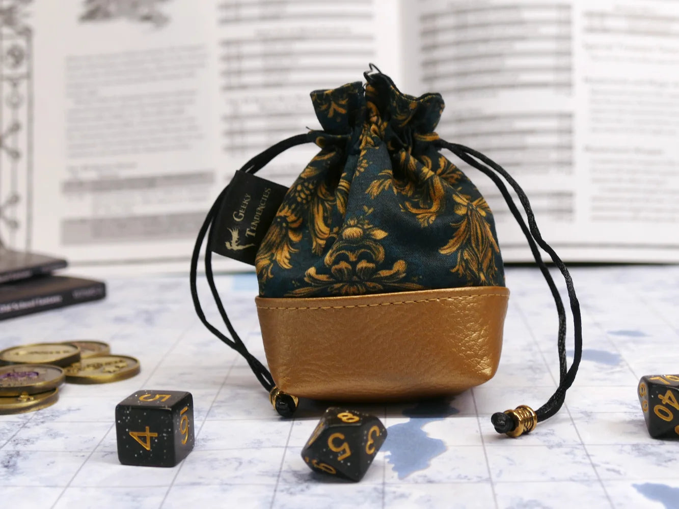 Golden Regency Mini Dice Bags (2 sizes)