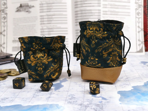 Golden Regency Mini Dice Bags (2 sizes)