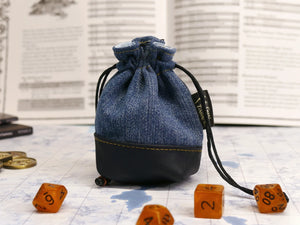 Upcycled Denim Mini Dice Bags (2 sizes)