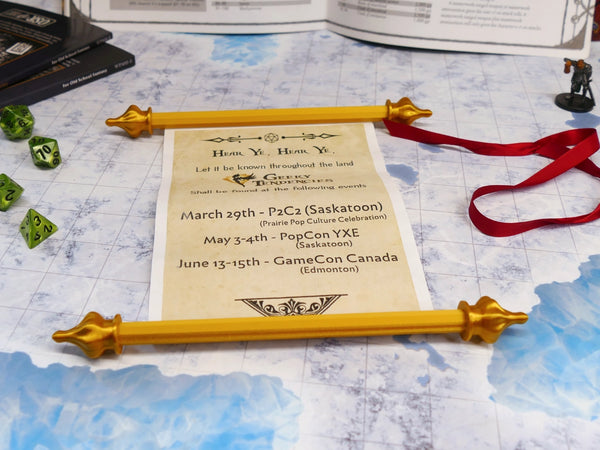 Reusable Scroll Holders - Half Page Size