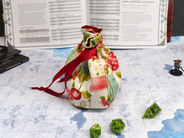 Small Cherry Dice Bag