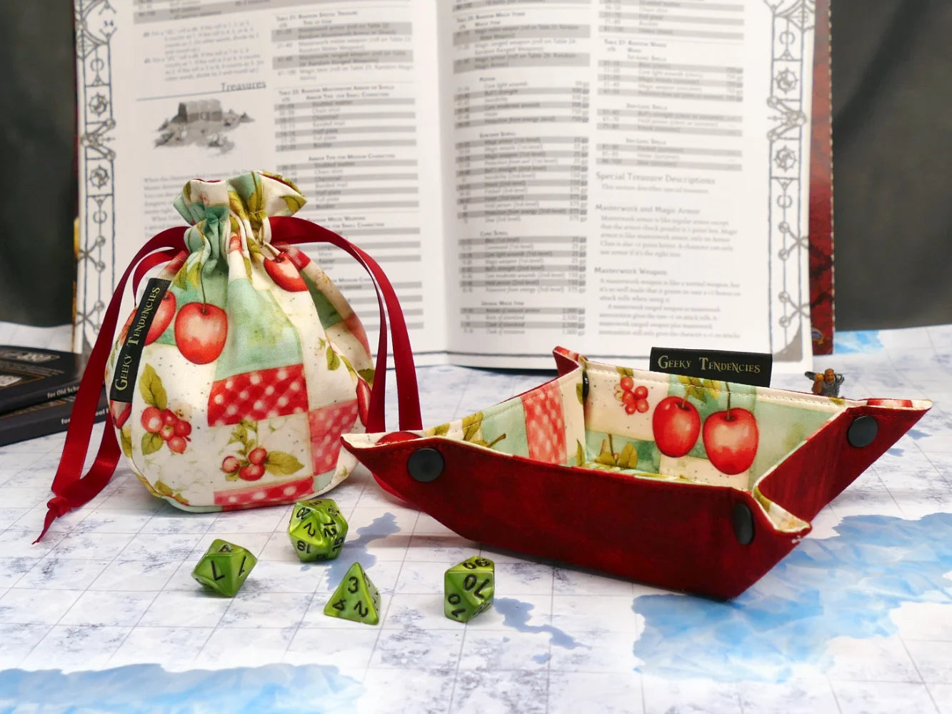 Small Cherry Dice Bag