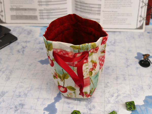 Small Cherry Dice Bag