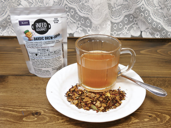 Bardic Brew-haha Gourmet Black Tea: Peach & Orange Loose Leaf Blend