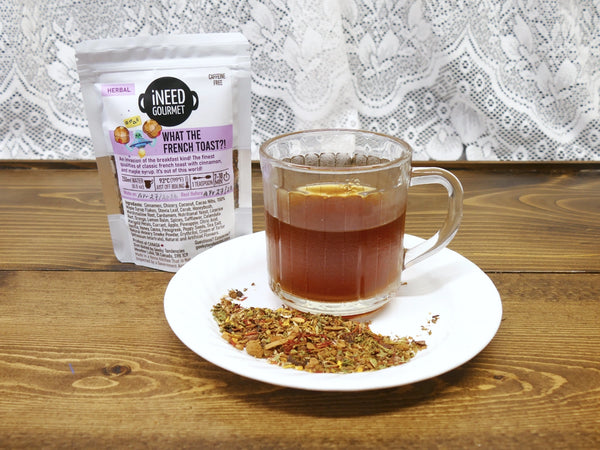 French Toast Gourmet Herbal Tea: Cinnamon and Maple Syrup Loose Leaf Blend