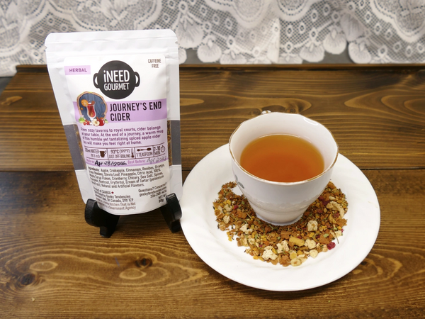 Journey's End Cider Gourmet Herbal Tea: Apple Cider Loose Leaf Blend