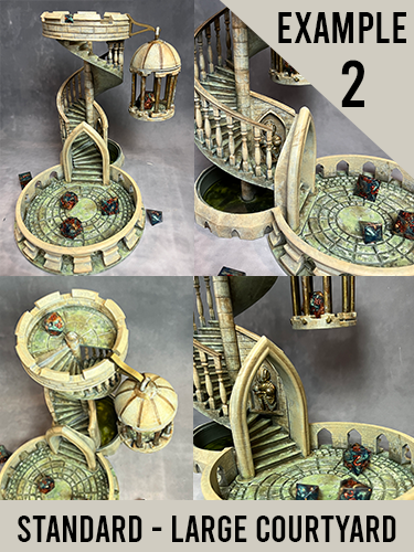 Staircase Tower -  Custom Painted