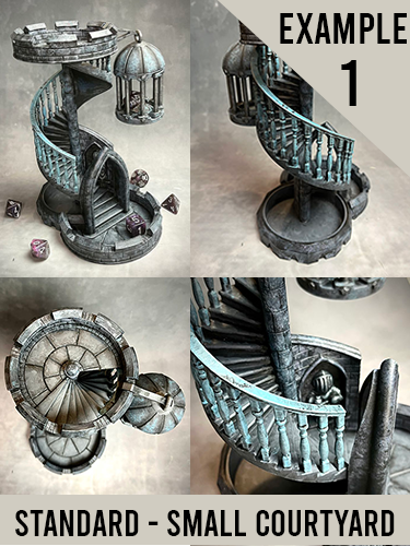 Staircase Tower -  Custom Painted