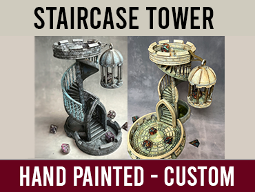 Staircase Tower -  Custom Painted